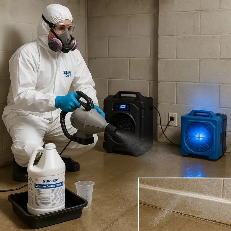 Sanitization and Odor Removal process in Bellwood, IL